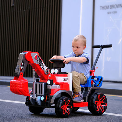 G.W. N.W. 15KG/12KG LED Faretti colorati 6v camion di costruzione completamente elettrico per bambini