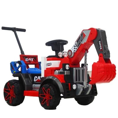 Unisex 6v completamente elettrico Ride On Construction Truck Auto con musica 2023 PP plastica