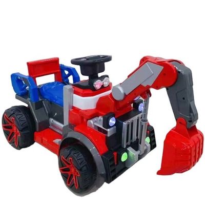 Unisex 6v completamente elettrico Ride On Construction Truck Auto con musica 2023 PP plastica