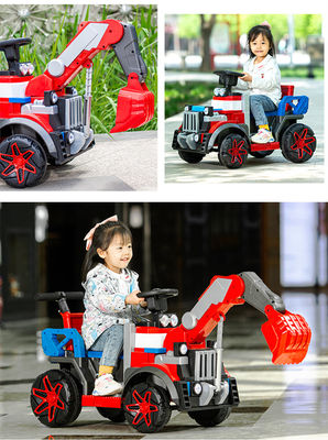 Unisex 6v completamente elettrico Ride On Construction Truck Auto con musica 2023 PP plastica
