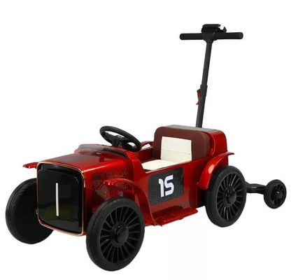 Materiale di plastica PP 12V auto giocattolo elettrica con controllo genitoriale e rimorchio