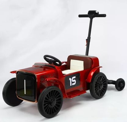 Materiale di plastica PP 12V auto giocattolo elettrica con controllo genitoriale e rimorchio