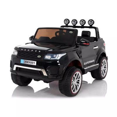 Controllo remoto 12V Motore a quattro ruote Azionato da batteria Bambini in auto per bambini piccoli Blu