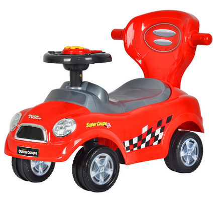 Mini bicicletta di bilanciamento viola per bambini da guidare in auto fatta di materiale plastico PP