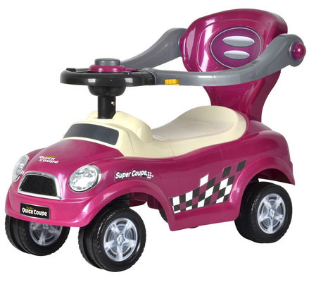 Mini bicicletta di bilanciamento viola per bambini da guidare in auto fatta di materiale plastico PP