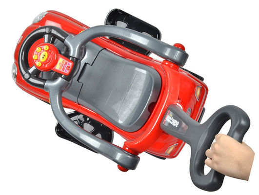 Mini bicicletta di bilanciamento viola per bambini da guidare in auto fatta di materiale plastico PP