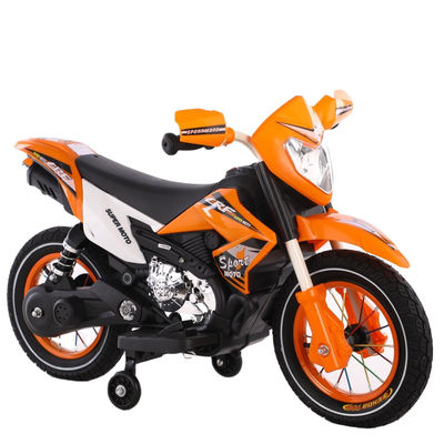 Ragazzi 6V Ride On Car Motorbike Motocicletta elettrica con PP Plastic Tipo Arancio