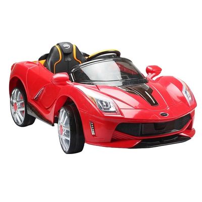 Quattro ruote auto elettriche per bambini con musica e luci rosso 6V7AH*2