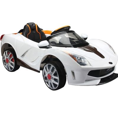 Quattro ruote auto elettriche per bambini con musica e luci rosso 6V7AH*2