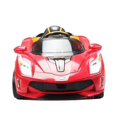 Quattro ruote auto elettriche per bambini con musica e luci rosso 6V7AH*2