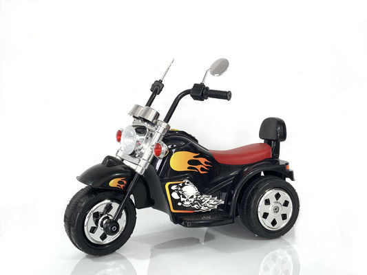 Enduro in plastica a tre ruote bambini elettrici guidare su auto con luci e velocità regolabile