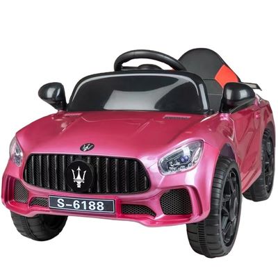 Pink Dual Drive Bambini Toy Car con telecomando 2023 Ride su 6v auto elettriche