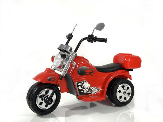 Enduro in plastica a tre ruote bambini elettrici guidare su auto con luci e velocità regolabile