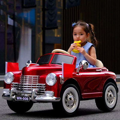 Vernice rossa/nera Bambini elettrici in auto 12V con USB/MP3 per bambini