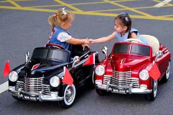 Vernice rossa/nera Bambini elettrici in auto 12V con USB/MP3 per bambini