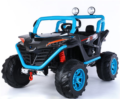 Giocattoli elettrici a batteria di plastica unisex per bambini che guidano auto di colore giallo brillante