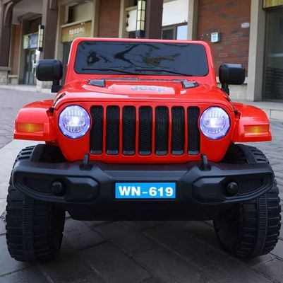 Musica e telecomando 4 ruote auto giocattolo per bambini 12V motore incluso Cartone 110X60X48