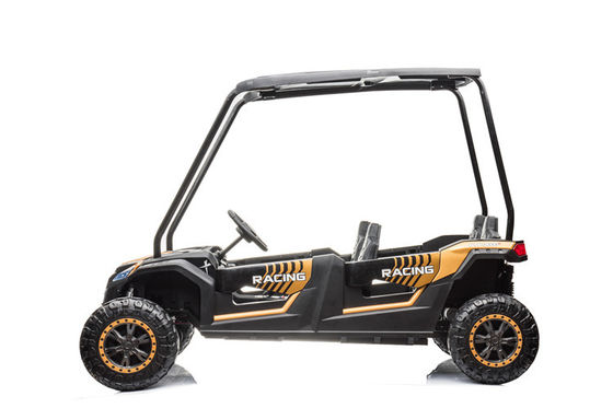 24v batteria 4x4 UTV in plastica quattro posti auto elettrica per bambini con carport 4 ruote