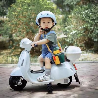 Rossa Giocattoli elettrici per bambini motociclette per bambini Motore 380*2 Materiale di plastica