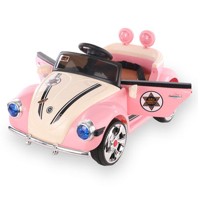 Scarabeo auto elettrica per bambini con quattro ruote Principessa rosa Cartone dimensione 101*54.5*33cm