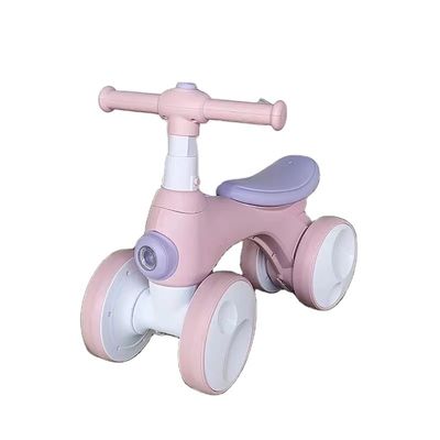 Bicicletta da equilibrio per bambini a 4 ruote con dispositivo di luce a bolla di musica Dimensione del prodotto 56*30*45cm