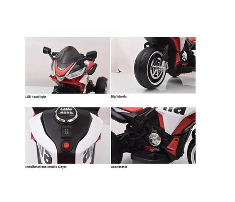 Model 3 Wheels Electric Kids Ride On Car Motorcycle Con Musica E Avventura Fuori Strada