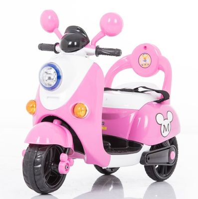 Light Music Batteria elettrica Power Ride On Motorcycle per bambini Cartone Dimensioni 77*36*38cm