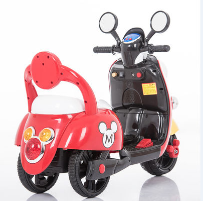 Light Music Batteria elettrica Power Ride On Motorcycle per bambini Cartone Dimensioni 77*36*38cm