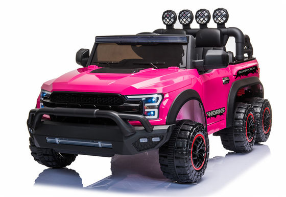 Nuova 2022 6 ruote Classic elettrico grande dimensione 2 posti a sedere Ride-on Car per 3-8 anni