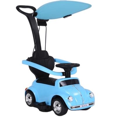 Blu 6V staccabile elettrico Push Walker Ride On Car per bambini Dimensione del prodotto 80*41*92cm