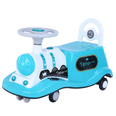 Flash Silent Wheel Musica e illuminazione Ride On Bumper Swing Cars Baby Balance Car per bambini