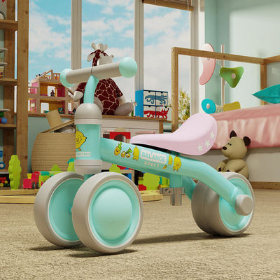 2023 Plastico 2 in 1 Balance Bike Ride On Car With 4 Wheels per Scooter per bambini piccoli