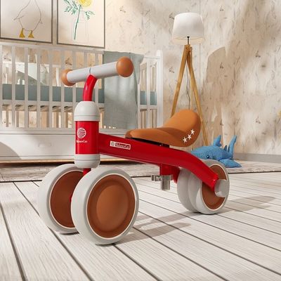 2023 Plastico 2 in 1 Balance Bike Ride On Car With 4 Wheels per Scooter per bambini piccoli