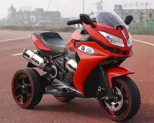 3-10 anni di età elettrico rosso bianco 6v 3 ruote batteria Rride su auto giocattolo per bambini articolo