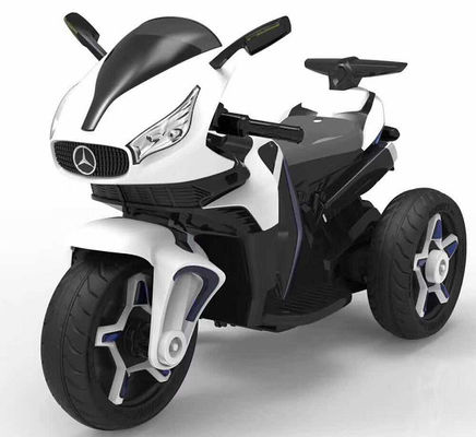 Educazione elementare Guida in auto per bambini Bianco/rosso/azzurro Mini moto elettrica a tre ruote