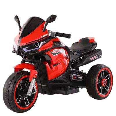 Bianco triciclo motociclo elettrico per bambini con luce colorata e 380 * 2 motore