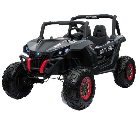 2.4G telecomando UTV di plastica 2 posti grande 12V elettrico guida in auto per bambini batteria calda