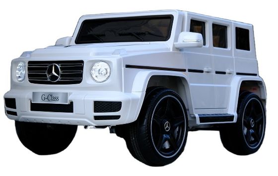 Controllo remoto multifunzionale auto elettrica da 12V per bambini con vernice bianca