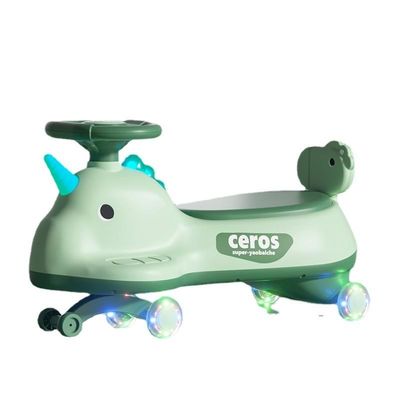 Anti-Rollover Flash Wheel Swing Ride On Scooter Car per bambini Cartone Dimensioni 69*25*32cm