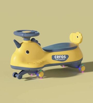 Anti-Rollover Flash Wheel Swing Ride On Scooter Car per bambini Cartone Dimensioni 69*25*32cm