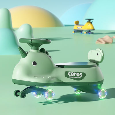 Anti-Rollover Flash Wheel Swing Ride On Scooter Car per bambini Cartone Dimensioni 69*25*32cm