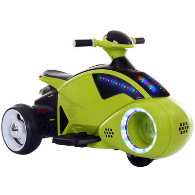 Ride On Toy 3 ruote motocicletta elettrica per bambini con ruote lampeggianti e musica