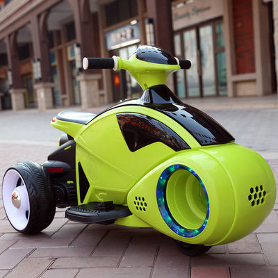 Ride On Toy 3 ruote motocicletta elettrica per bambini con ruote lampeggianti e musica