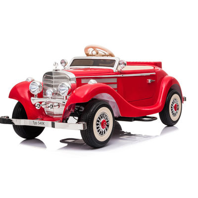 12V550 12000rpm *1 Motor Retro Electric Ride On Car Toy per bambini in plastica