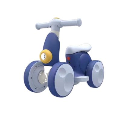 Style Unisex 6V Ride On Electric Baby Scooter con illuminazione musicale e auto di bilanciamento
