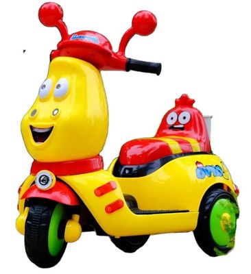 2022 Triciclo ricaricabile per bambini con musica per l'istruzione precoce e design anti-roll