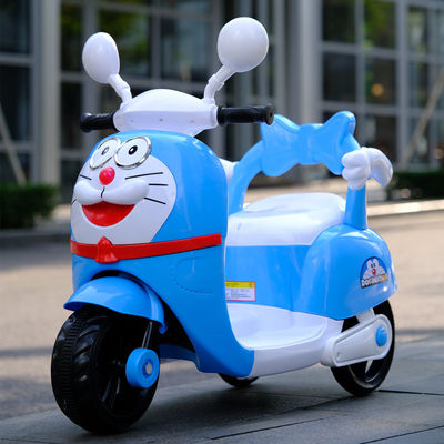 Motocicletta elettrica a tre ruote per bambini unisex con illuminazione fresca