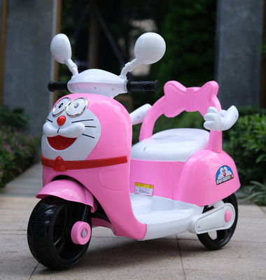Motocicletta elettrica a tre ruote per bambini unisex con illuminazione fresca