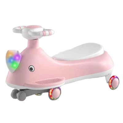 Scatola di archiviazione Musica dinamica e illuminazione Plastico in auto per bambini Bicicletta bilanciata