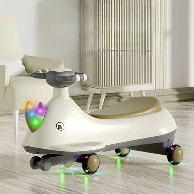 Scatola di archiviazione Musica dinamica e illuminazione Plastico in auto per bambini Bicicletta bilanciata